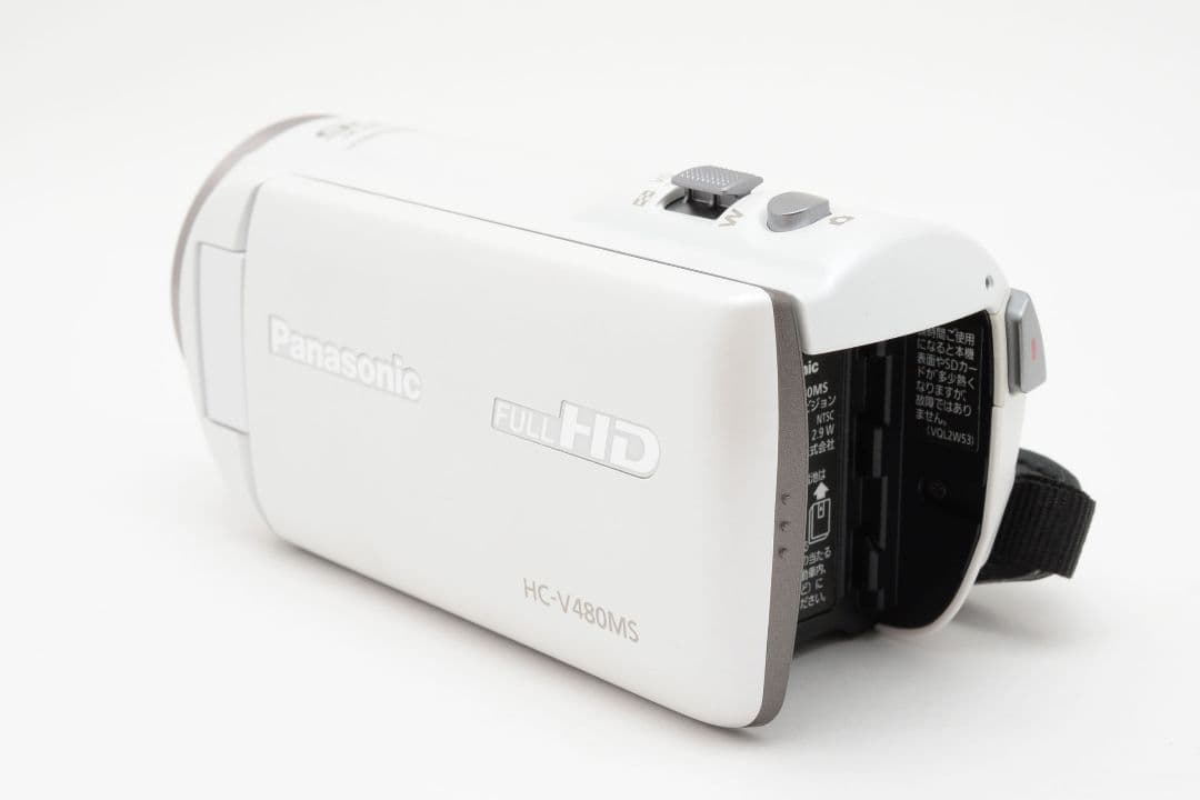 極美品Panasonic HC-V480MS ホワイト　ハンディカムビデオカメラ