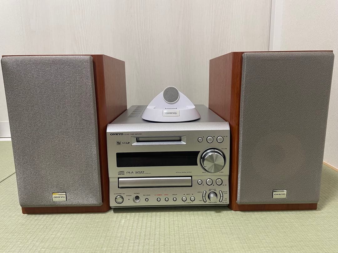 ONKYO FR-7GX　CD MD ミニコンポ　【難あり】　即日発送！