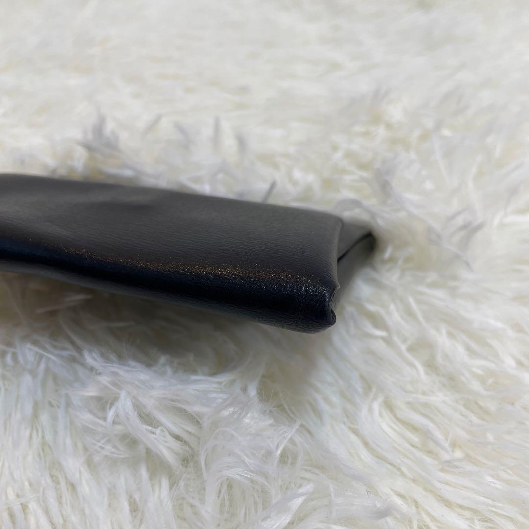 極美品✨ジルサンダー JIL SANDER ケース 財布 レザー 黒