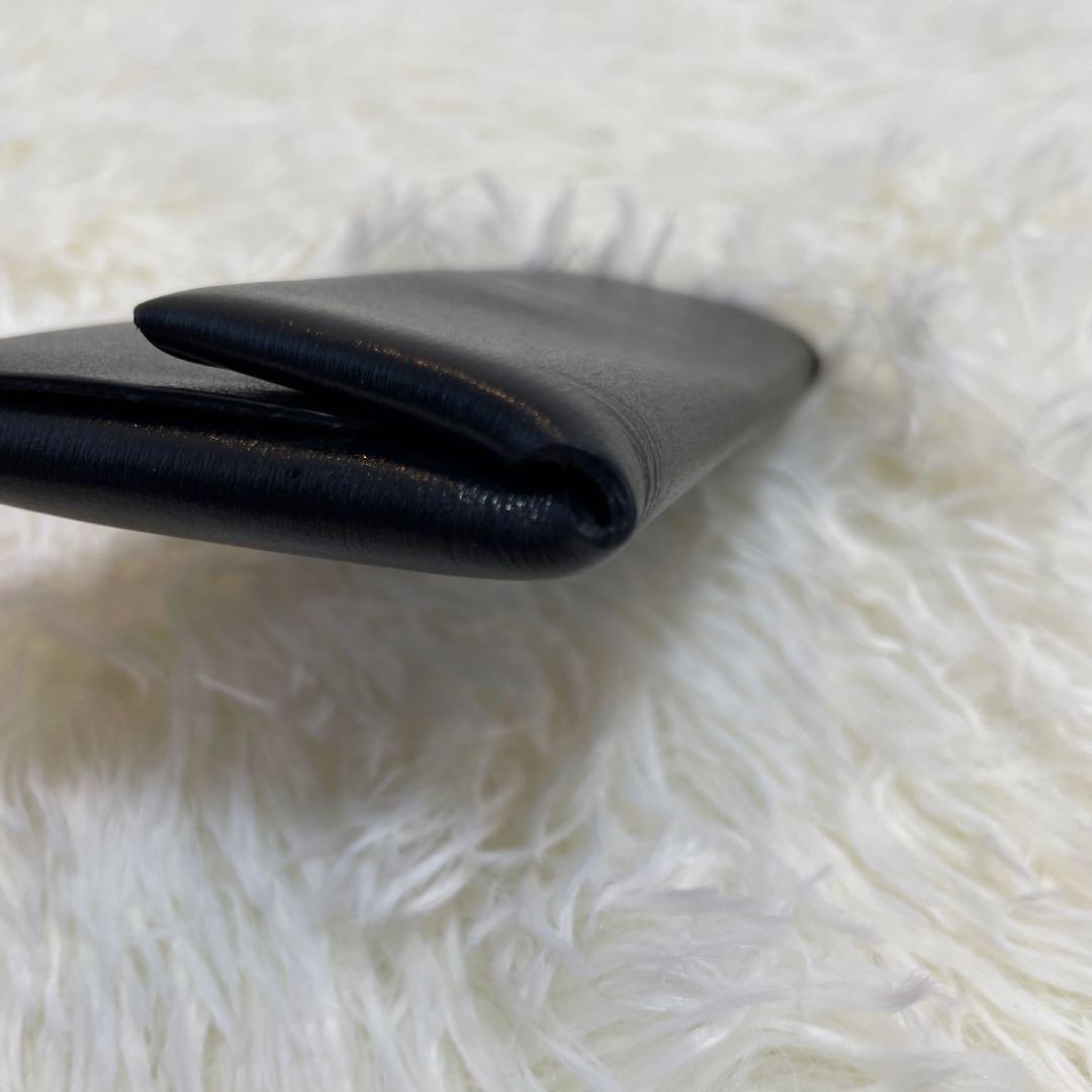 極美品✨ジルサンダー JIL SANDER ケース 財布 レザー 黒