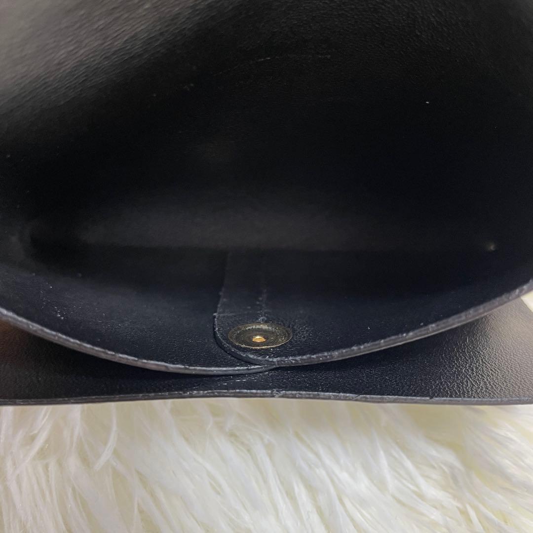 極美品✨ジルサンダー JIL SANDER ケース 財布 レザー 黒