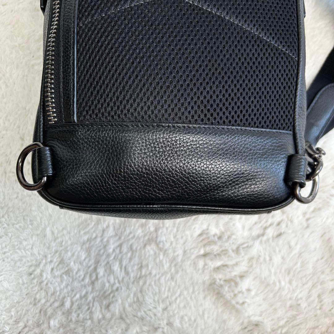 COACH シグネチャー　ボディーバック　黒　C1073 黒