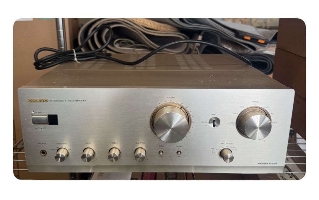 ⚪️オンキヨー プリメインアンプ「Integra A-925」 レトロ