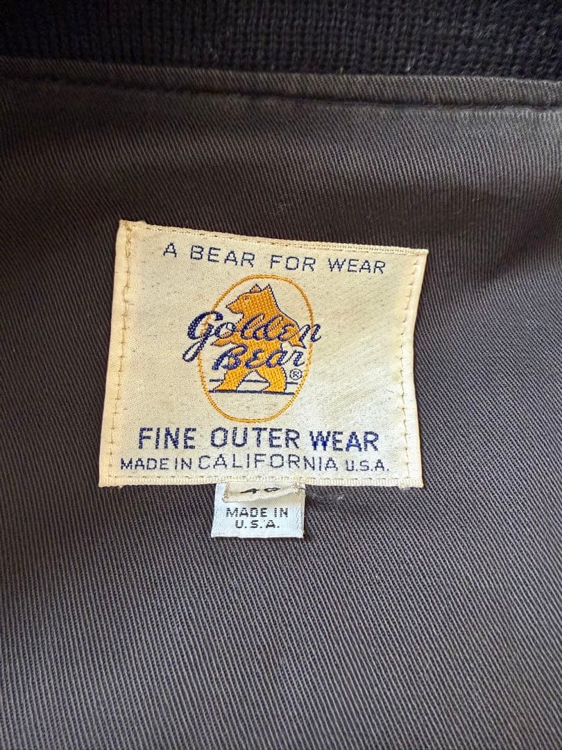 ゴールデンベア　革ジャン　70年代〜80年代