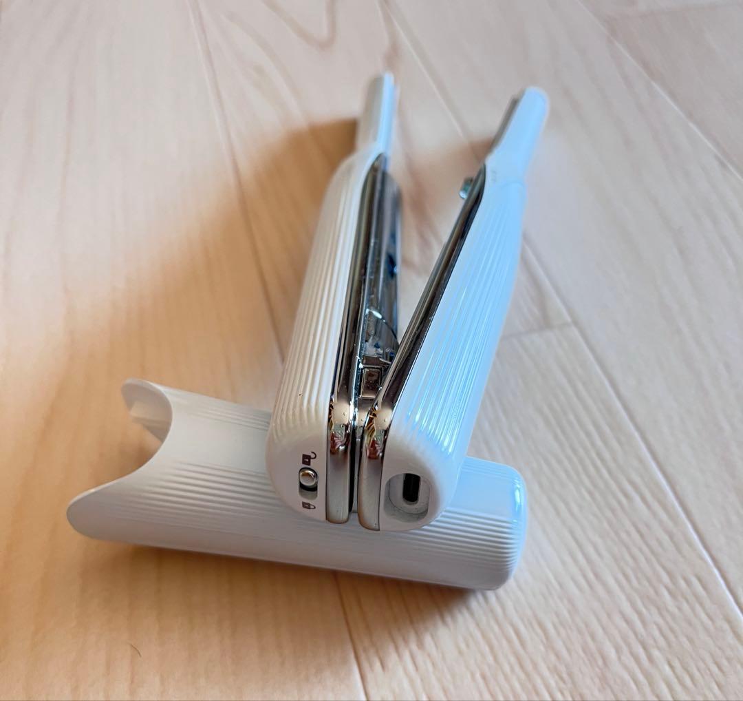 Refaリファビューテックフィンガーアイロン【白】ポータブルヘアアイロン