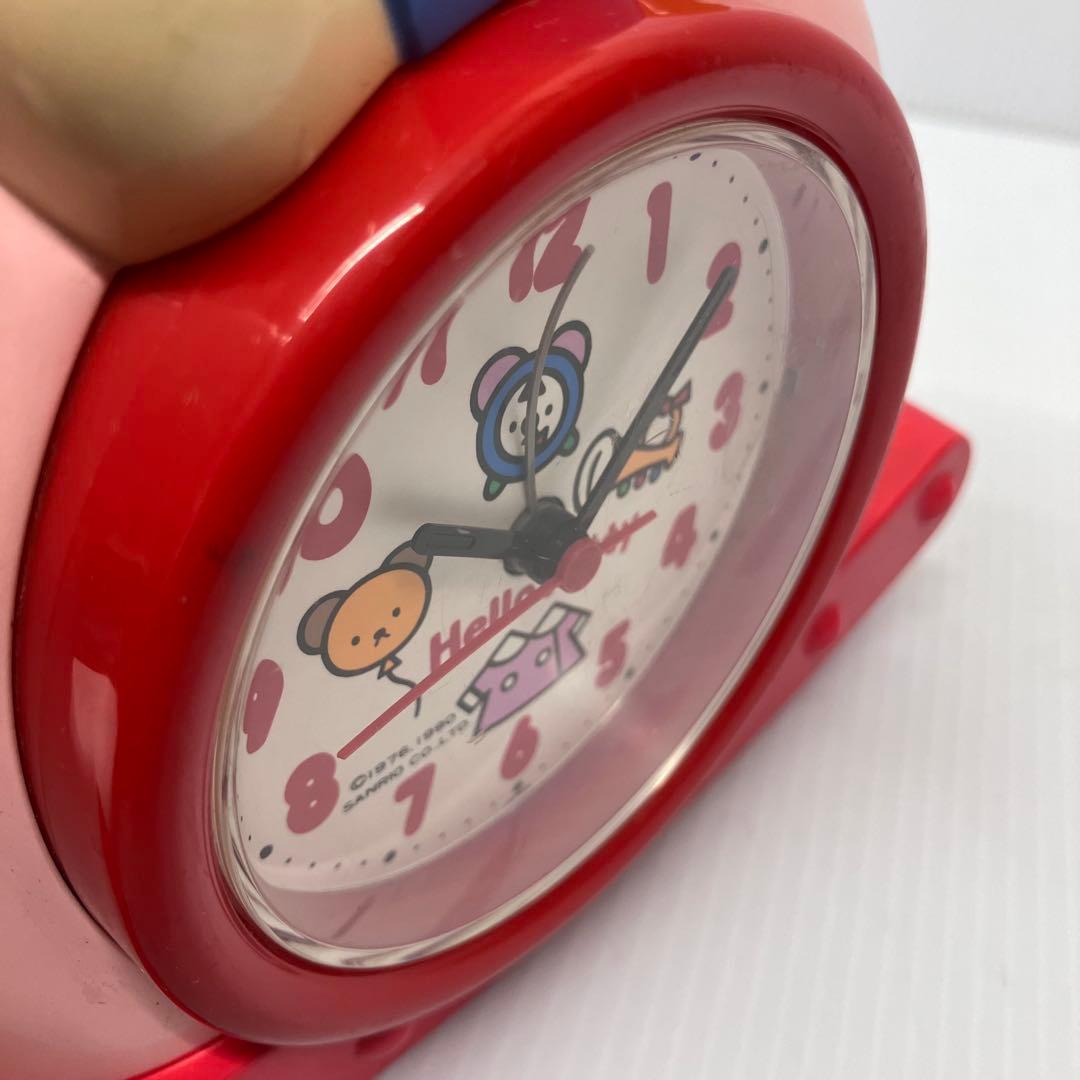 【HELLO KITTY】おしゃべり目覚まし時計　木馬キティ　当時物　希少　レア