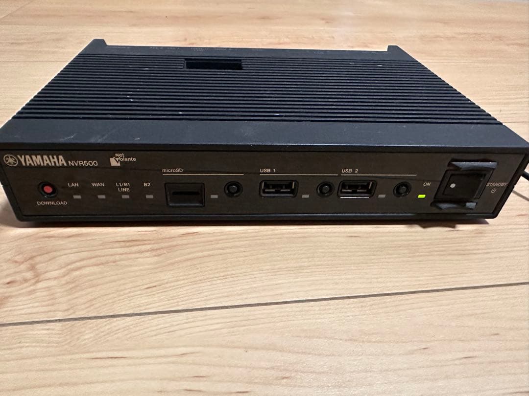 YAMAHA NVR500 NetVolante通電確認済み／初期化済み