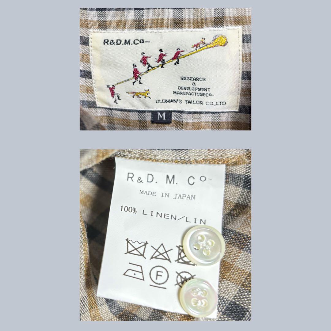 【R&D.M.Co-】 L G.C.C STAND COLLAR SHIRTS