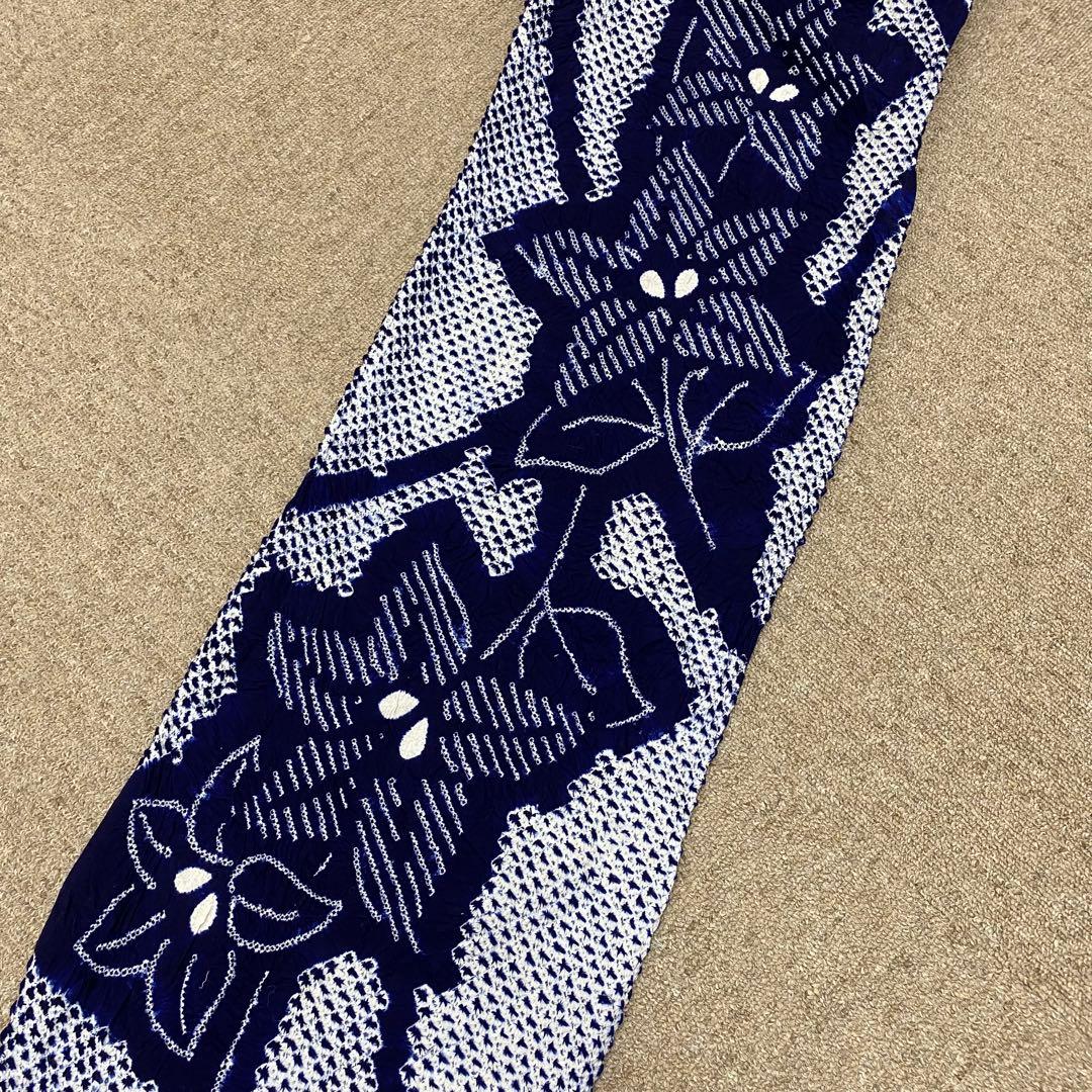 〇【最終値下げ】505ml48〇花 浴衣 反物 有松鳴海絞り 絞り染 木綿〇