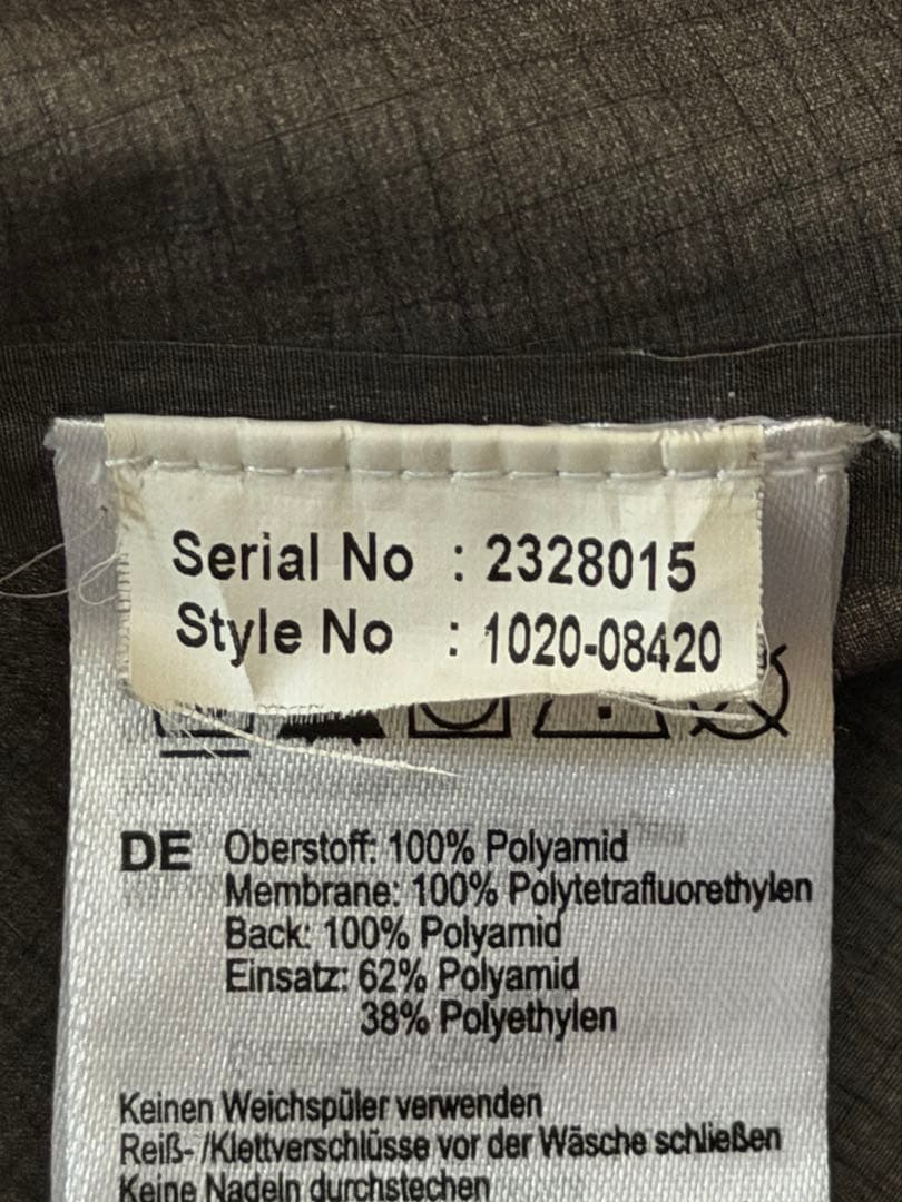 マムート　ビブパンツ　ゴアテックスプロ