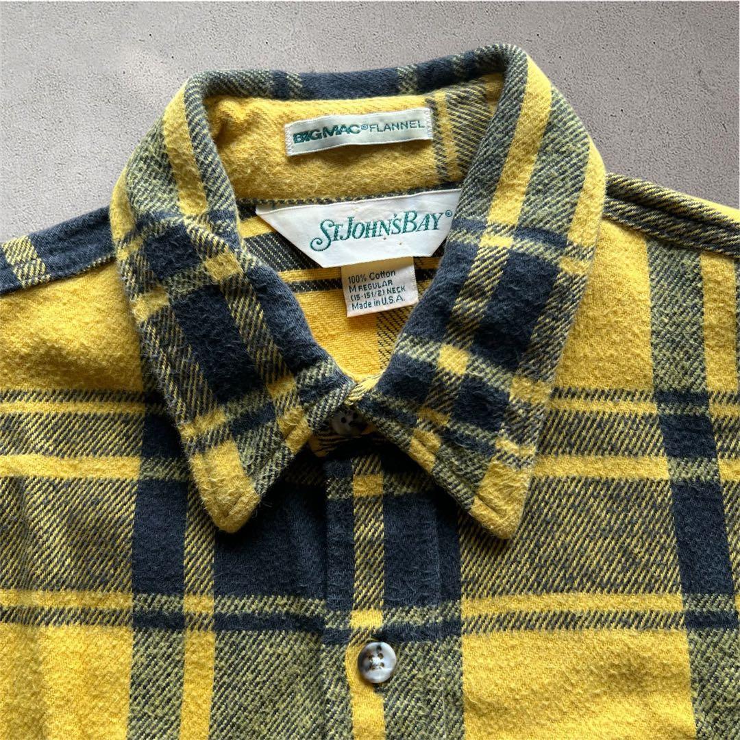 80s【BIG MAC】St.John’sBay FlannelShirt