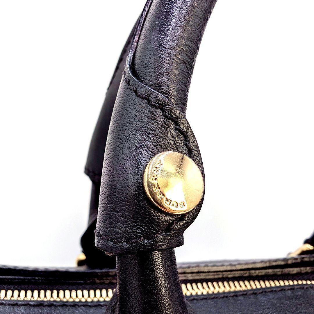 BURBERRY ボストン 2way ボウリングバッグ y2k ブラック