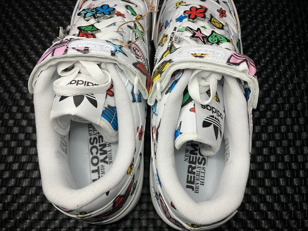 アディダス ジェレミースコット 白Whiteフォーラム 84 ローカット