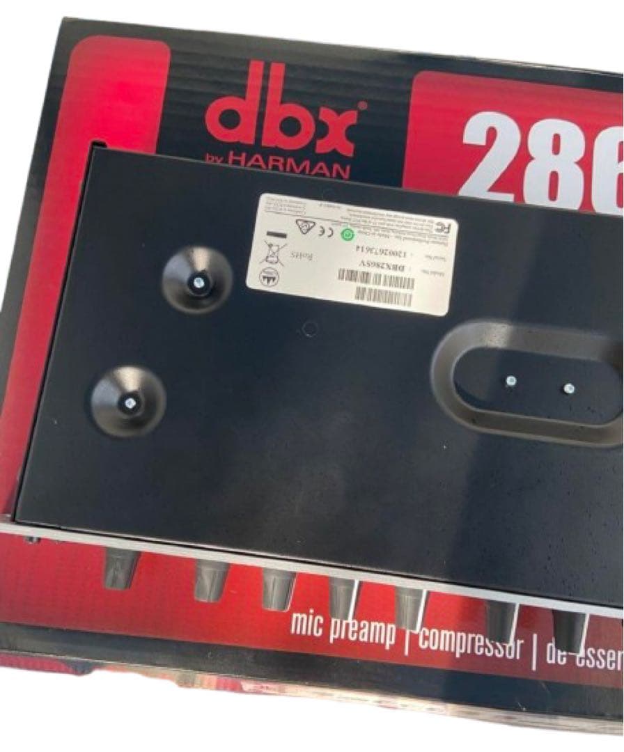 dbx 286s マイクプリアンプ コンプレッサー エンハンサー　ディエッサー