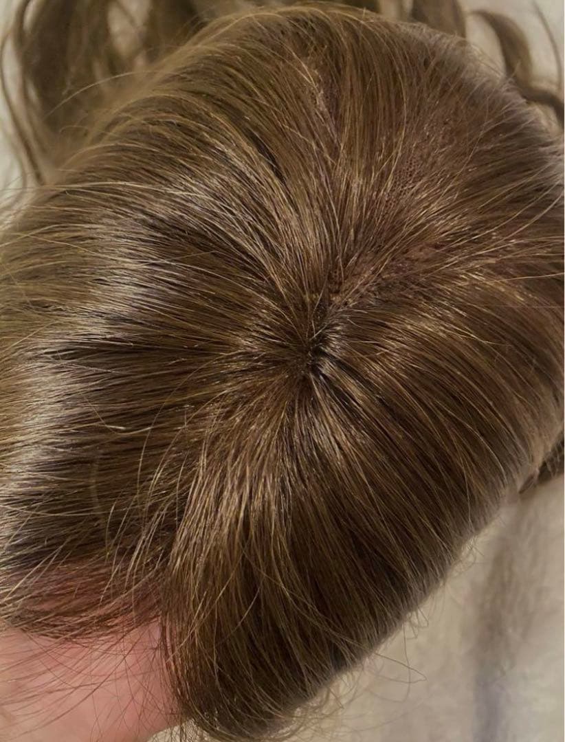 ピンクエイジ　手植えフルウィッグ レイヤードルーズCカールパーマ