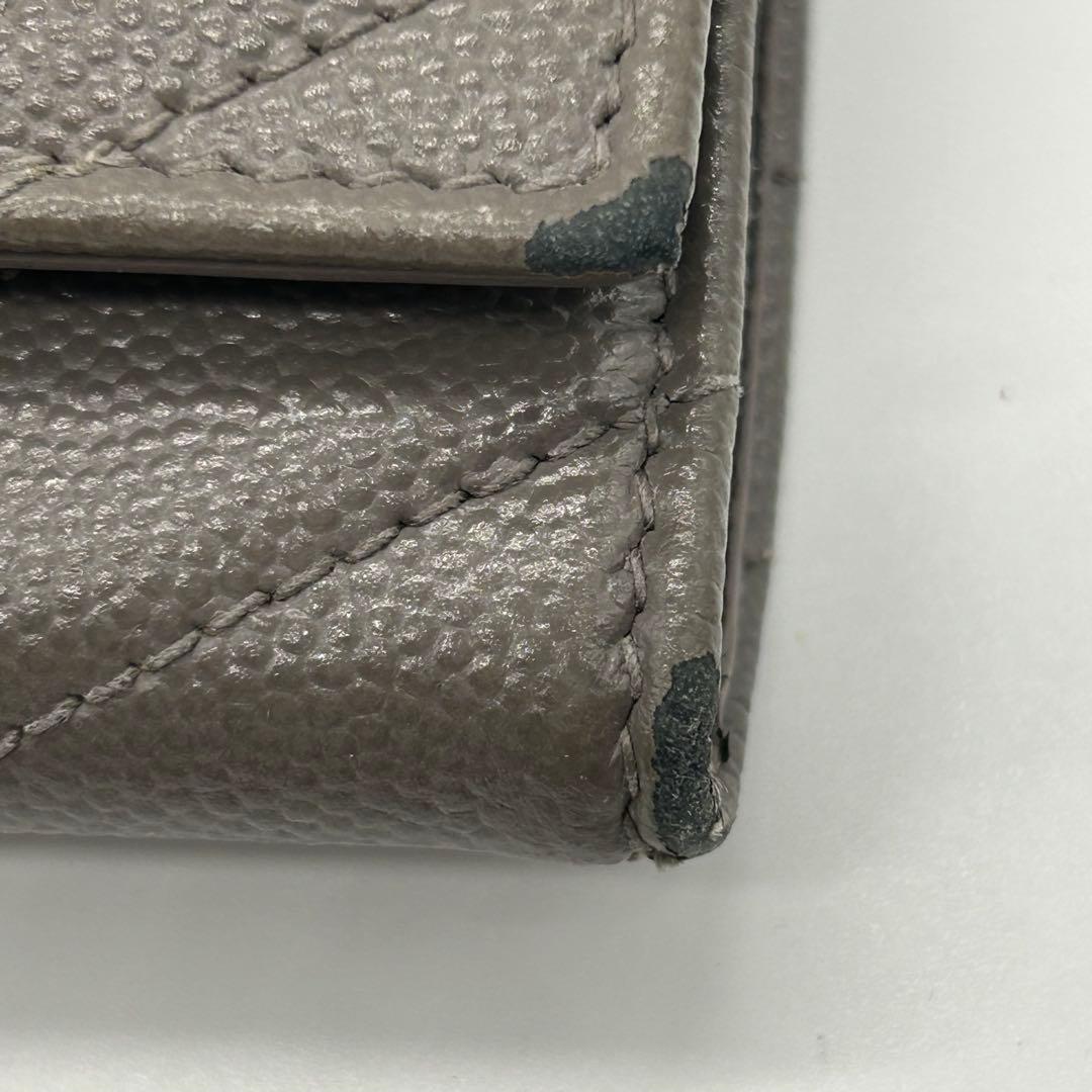 美品 SAINT LAURENT サンローラン 6連キーケース グレー