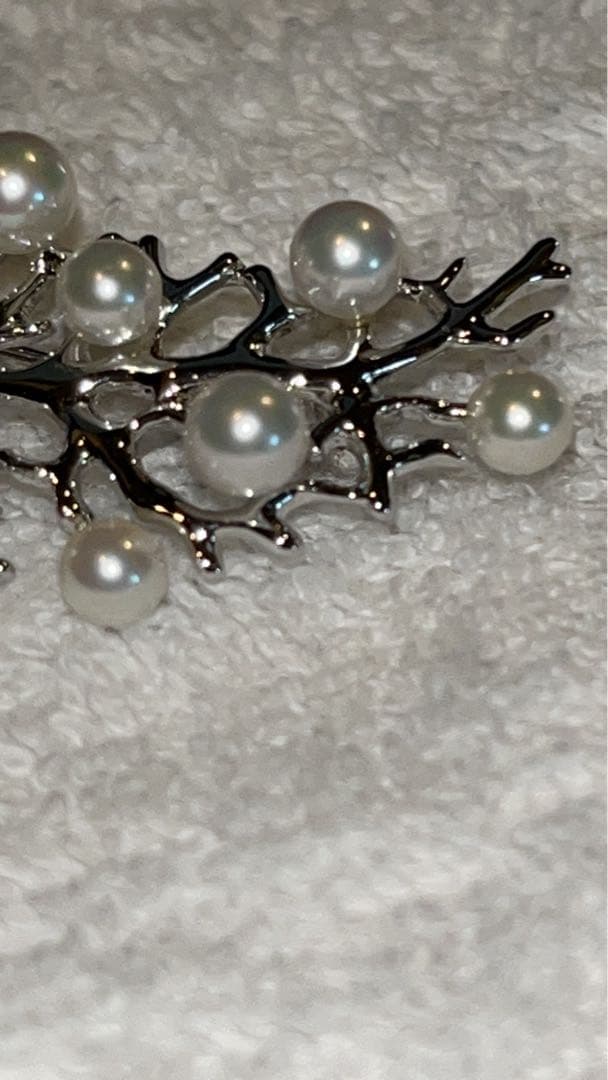 aliceです。 ミキモト パールブローチ