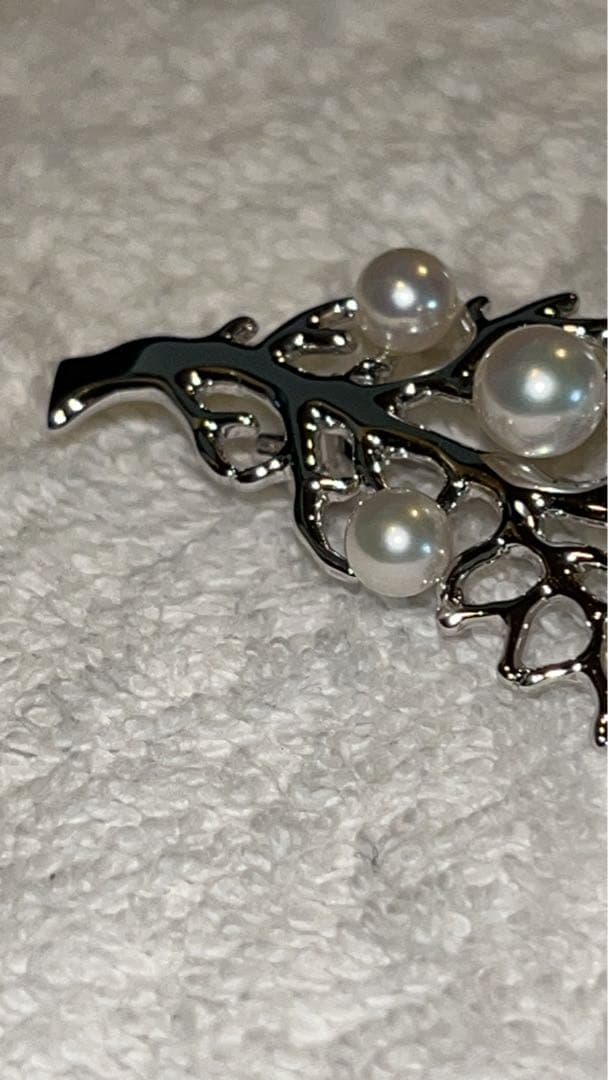 aliceです。 ミキモト パールブローチ