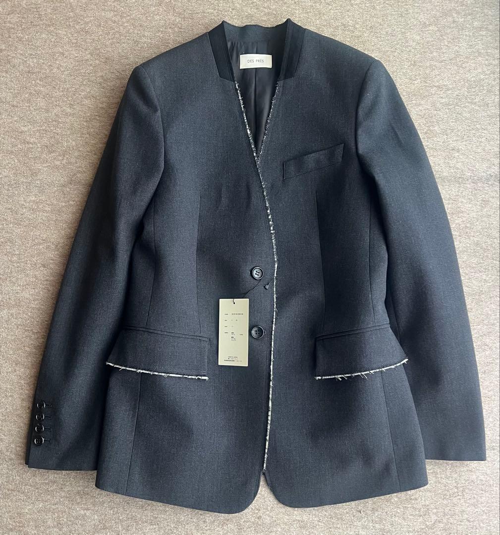 今期25冬新作未使用タグ付きDESPRESデプレノーカラージャケット