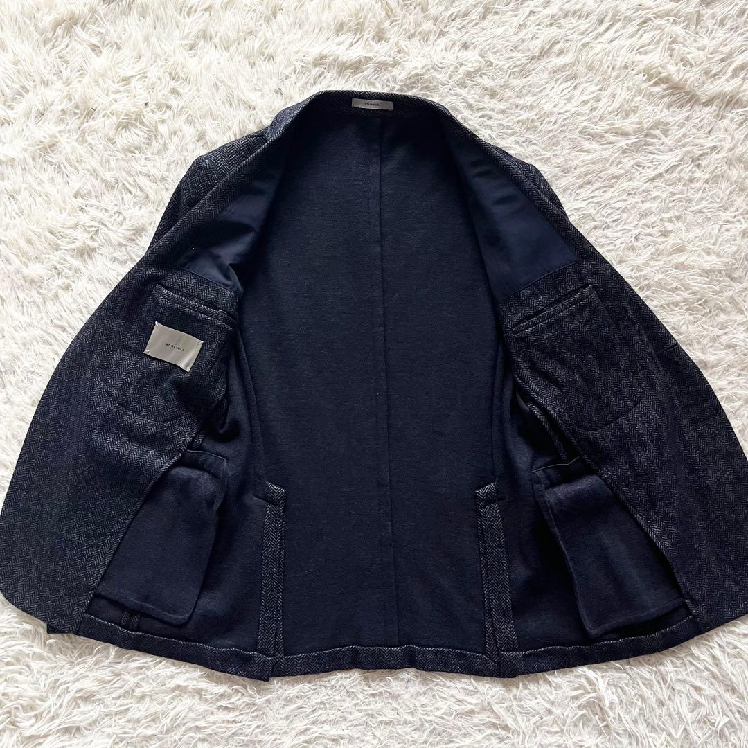 <美品>BOGLIOLI ネイビー ウール ジャケット サイズ48