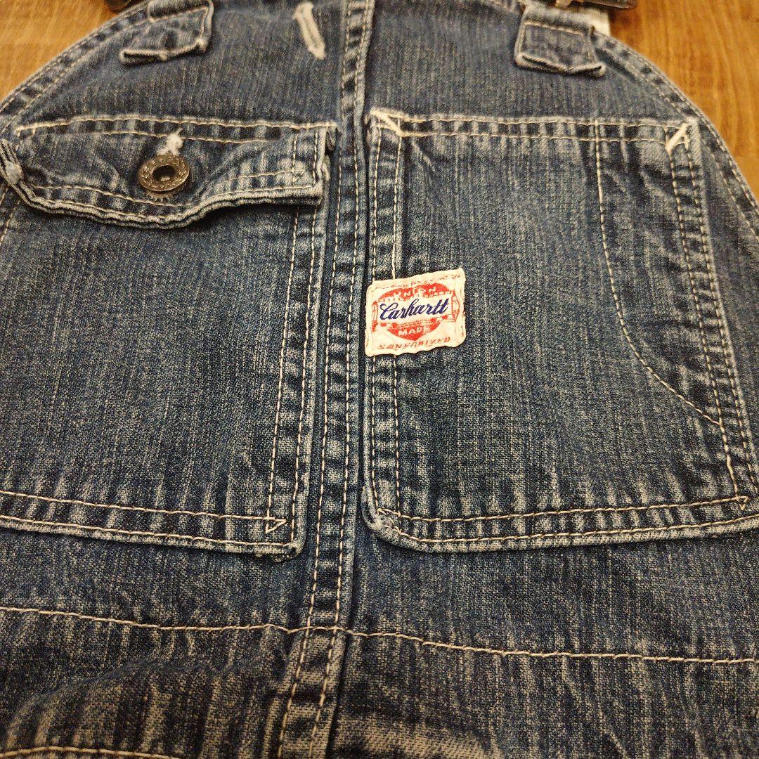 ぱ*ち様 カーハート　ハートタグ　復刻　デニム　オーバーオール