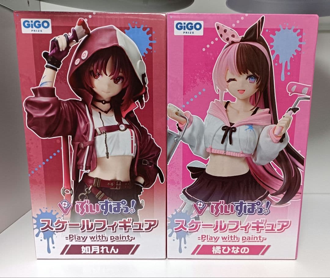 ぶいすぽっ！ GiGO フィギュア セット　橘ひなの&如月れん