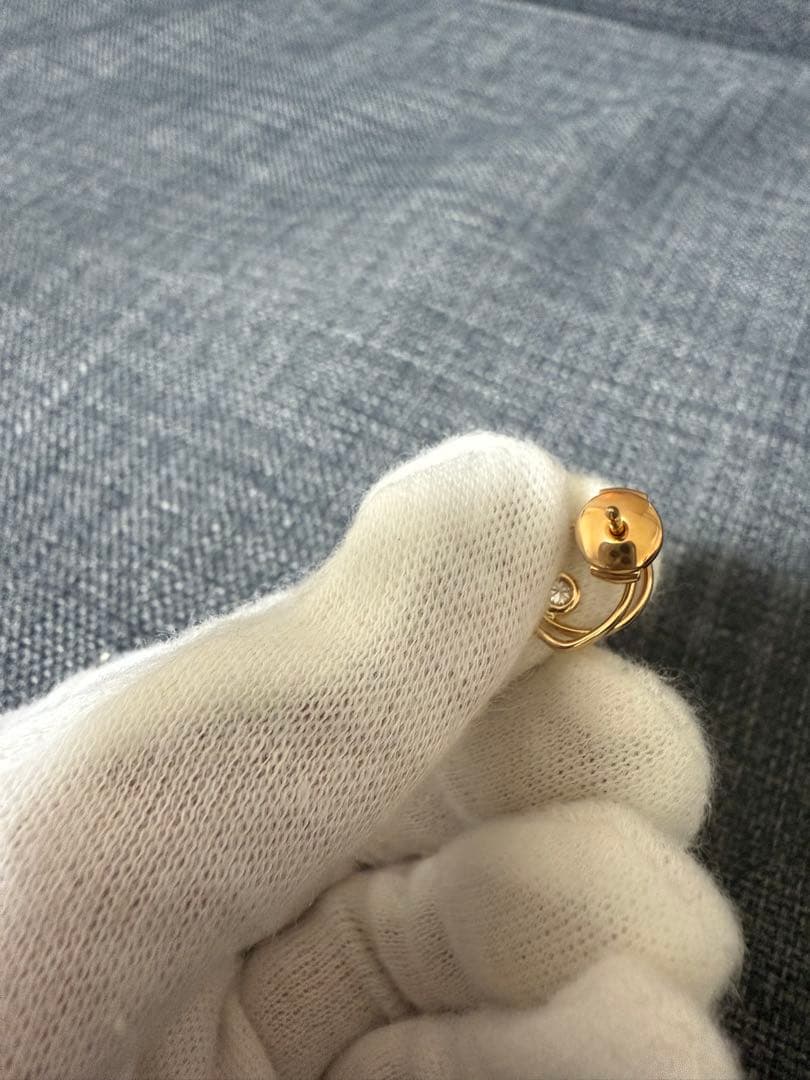 エルメス ヴェルティージュ クール TPM ピアス イヤリング【中古】 片耳