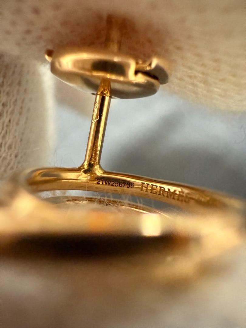 エルメス ヴェルティージュ クール TPM ピアス イヤリング【中古】 片耳