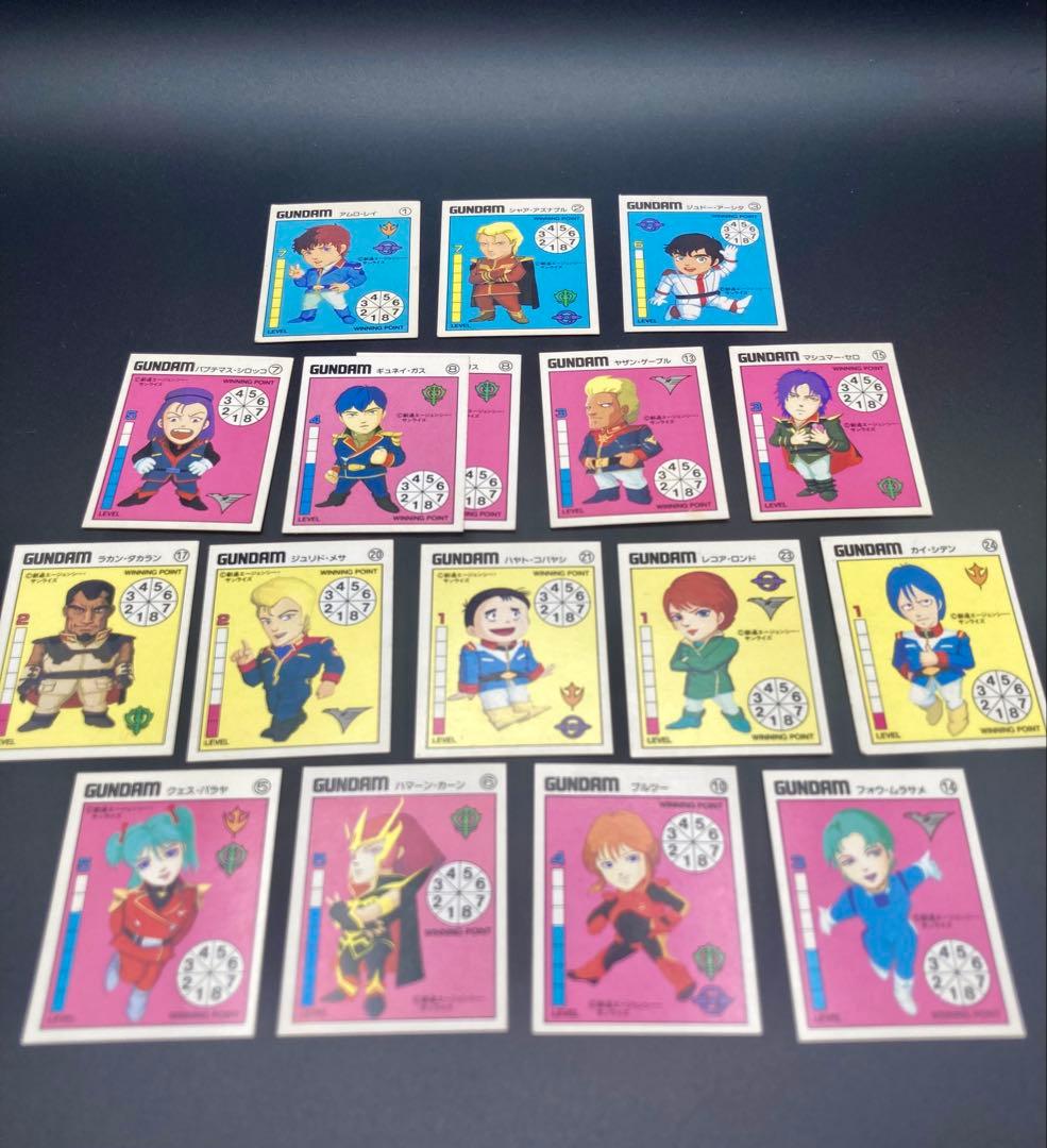 森永 SDガンダム パワーアップシステム 付属ミニカード 17枚