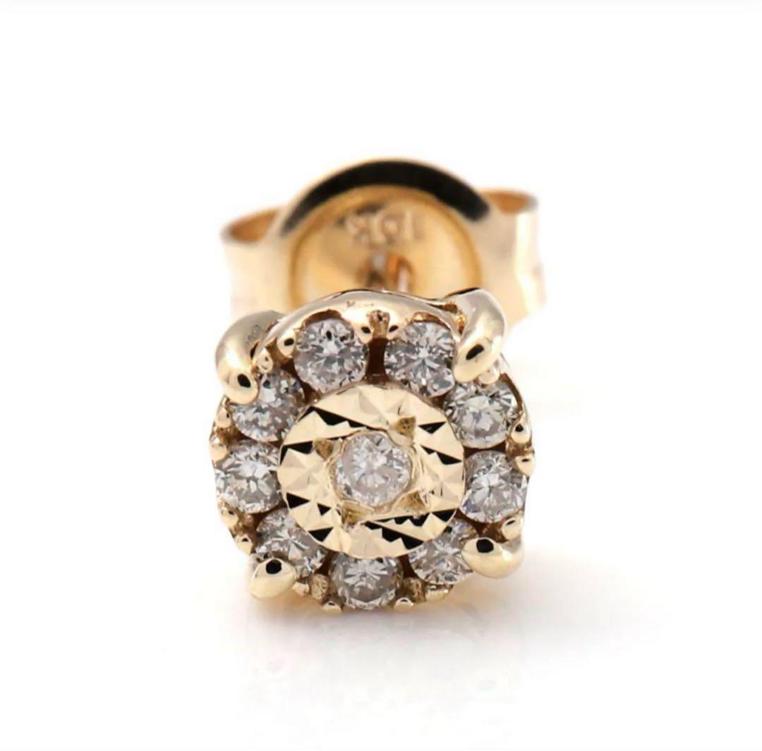 AVALANCHE アヴァランチ k10 サークルピアス ダイヤモンド