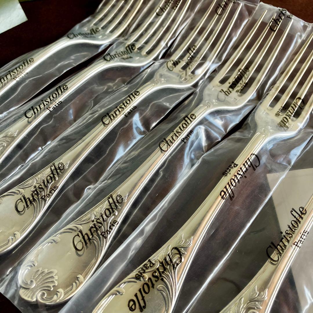 未使用 Christofle Marly フォーク 6本 マルリー クリストフル