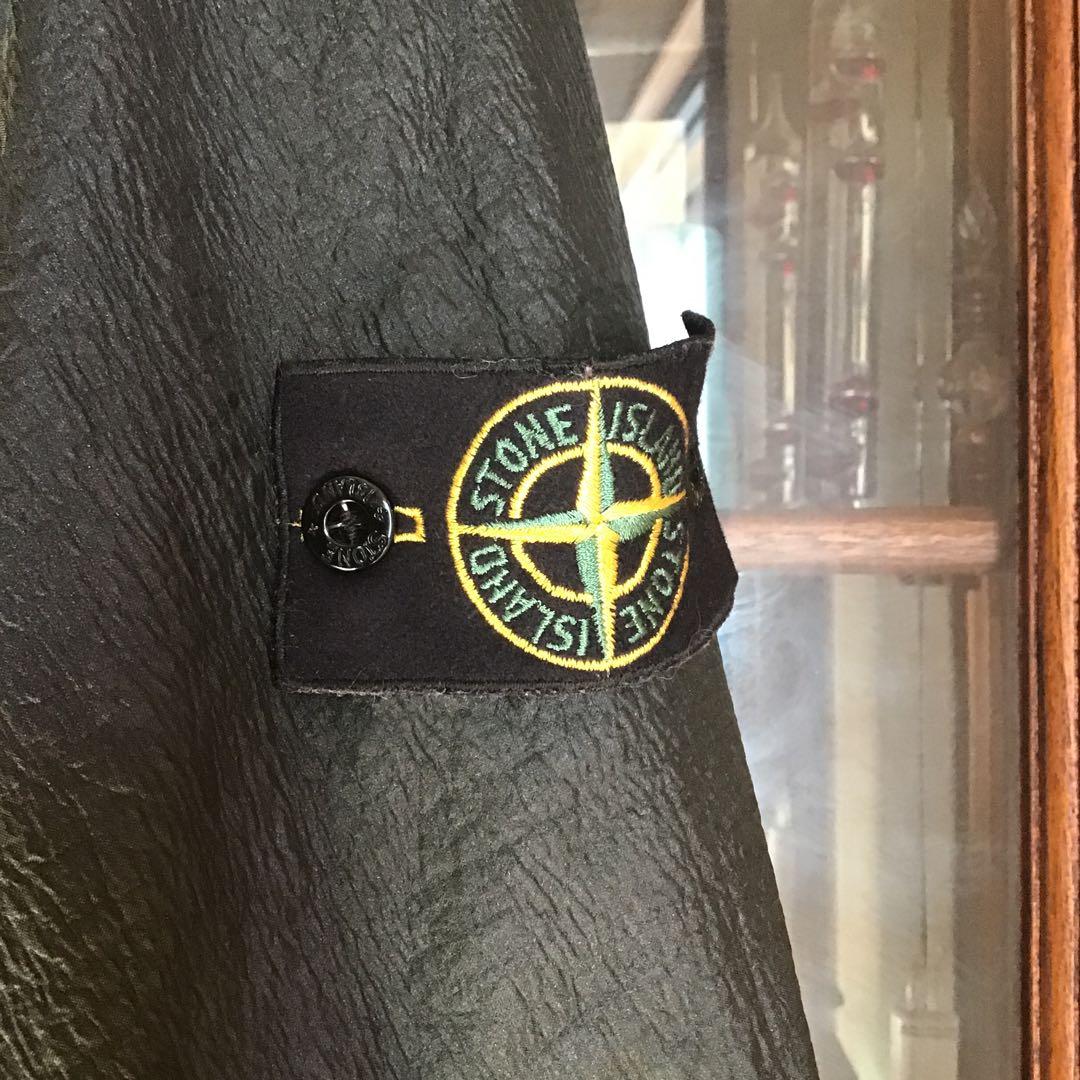 訳ありSTONE  ナイロンジャケット ブラック(ファスナー不具合)