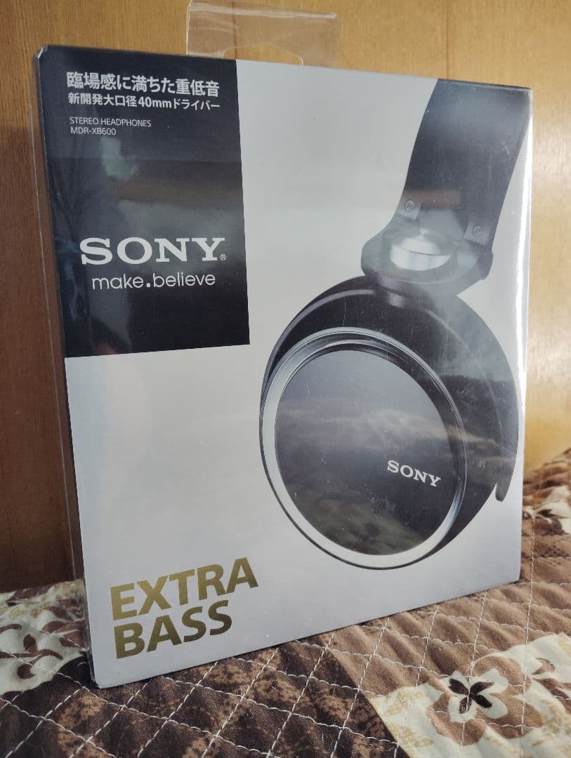 新品・未開封 SONY MDR-XB600 EXTRA BASS ヘッドホン