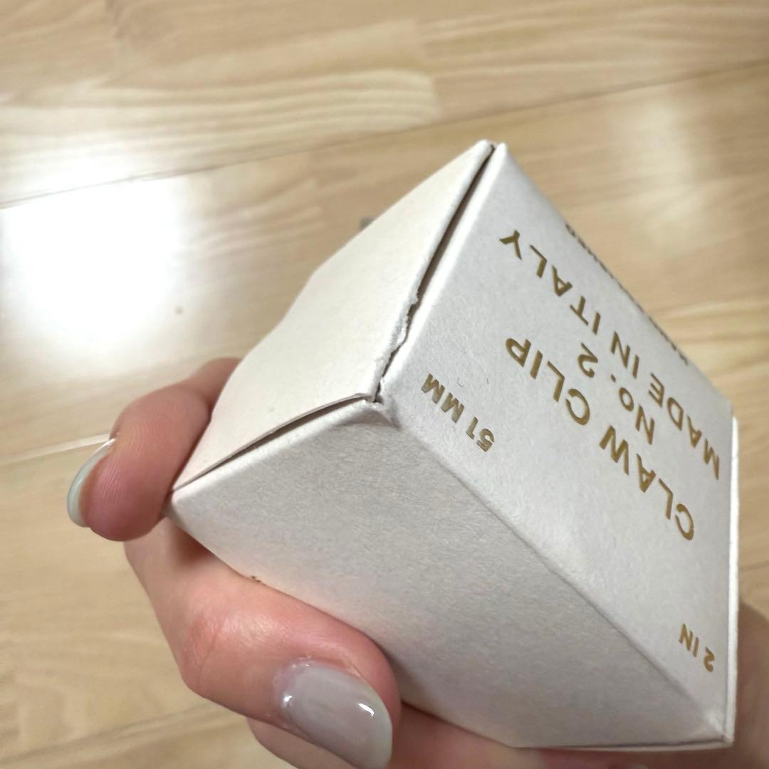 【新品】UNDO HAIRWAREヘアクリップ　No2 Grey marble