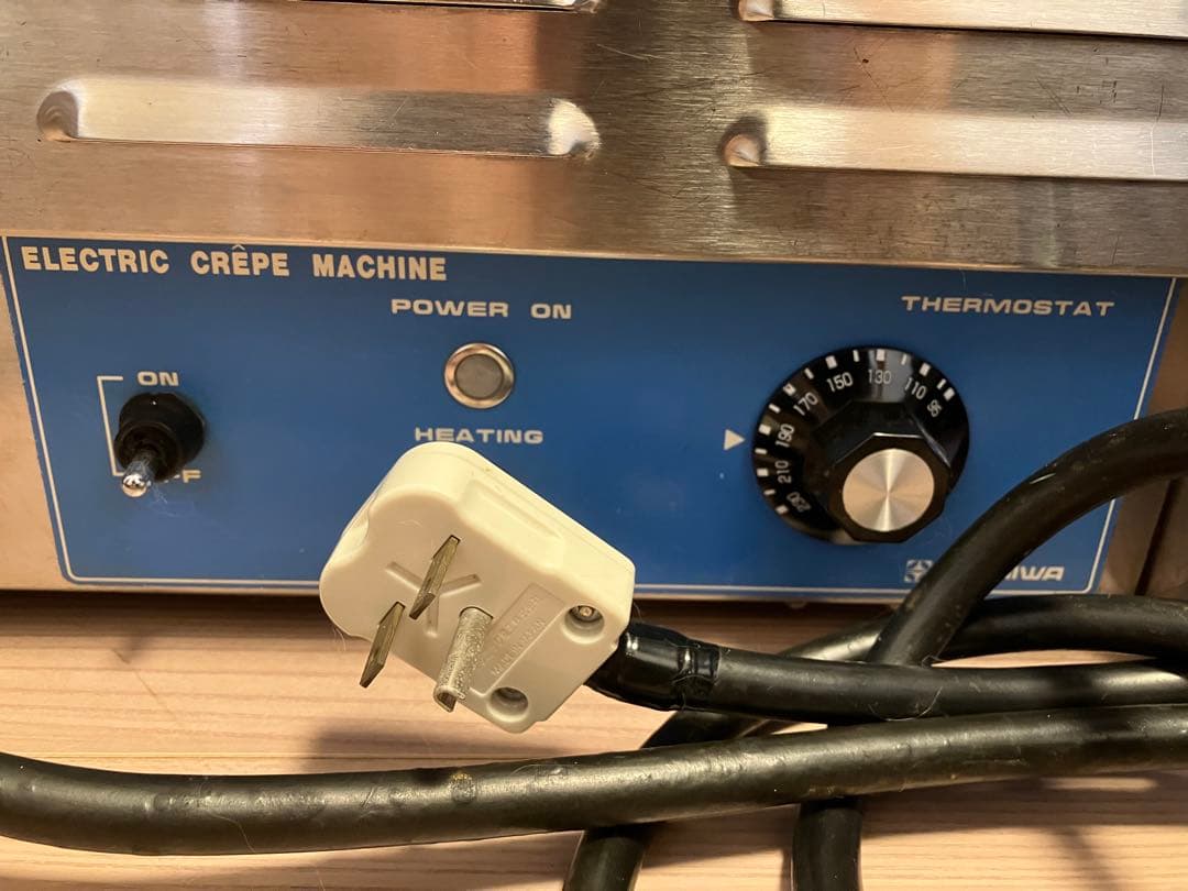 こ*に様 【動確済み】ニチワ 業務用 クレープ焼器 卓上クレープ CM-410