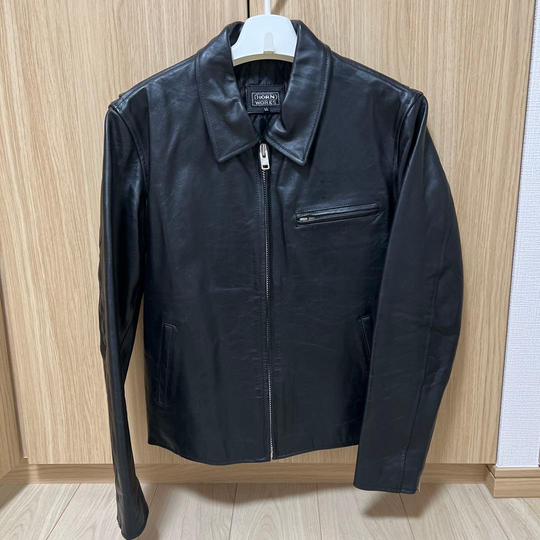 Horn works シングルライダース　tracker jacket 本革