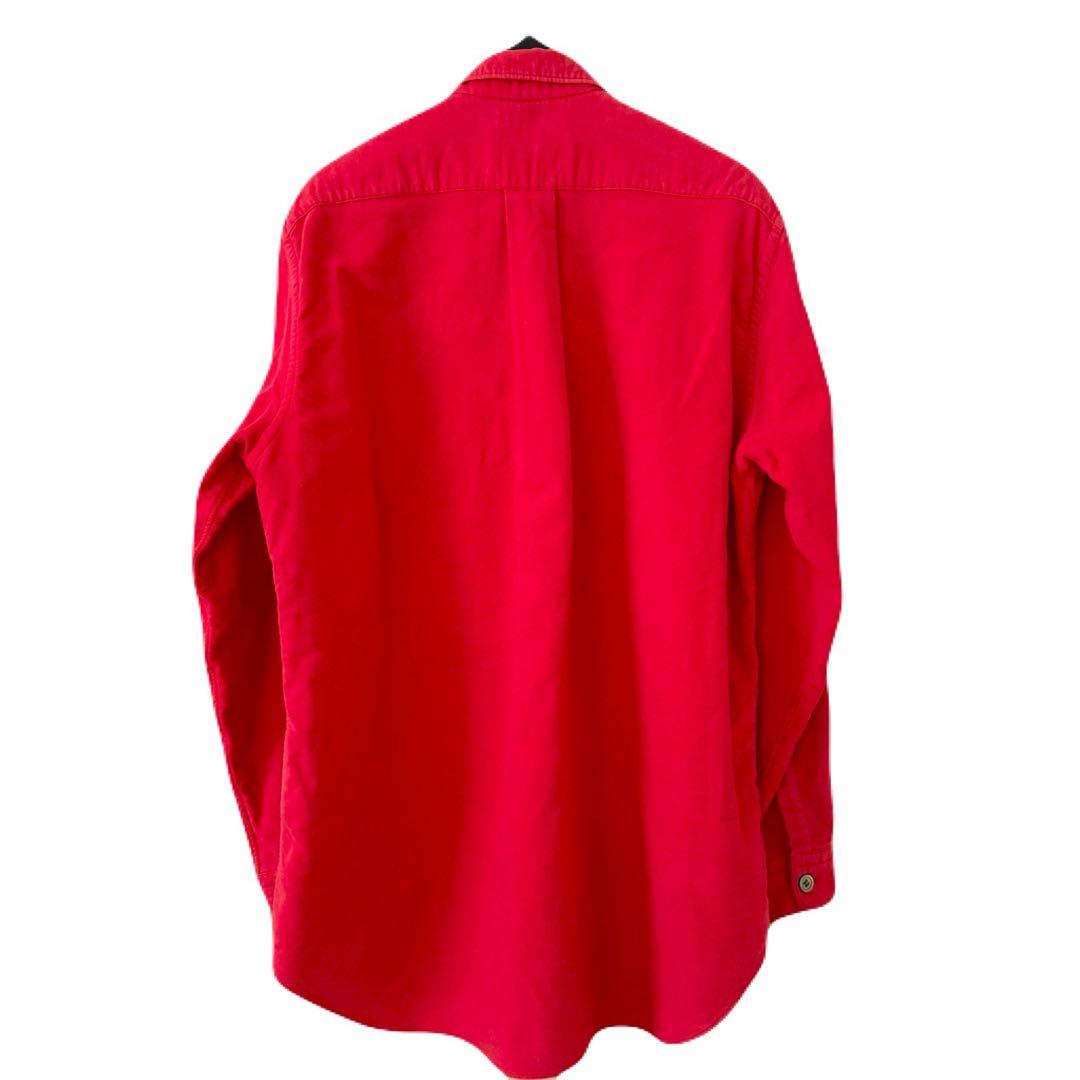 週末限定セール❗️コムデギャルソン田中オム　ネルシャツ　赤