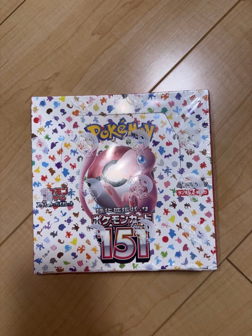 ポケモンカードゲーム151新品未開封シュリンク付 き1box