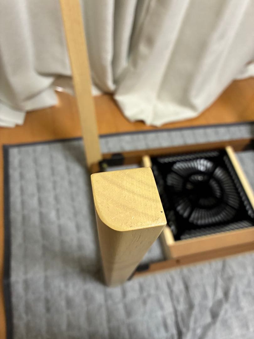 山善 デスク こたつ USB コンセントタップ付き