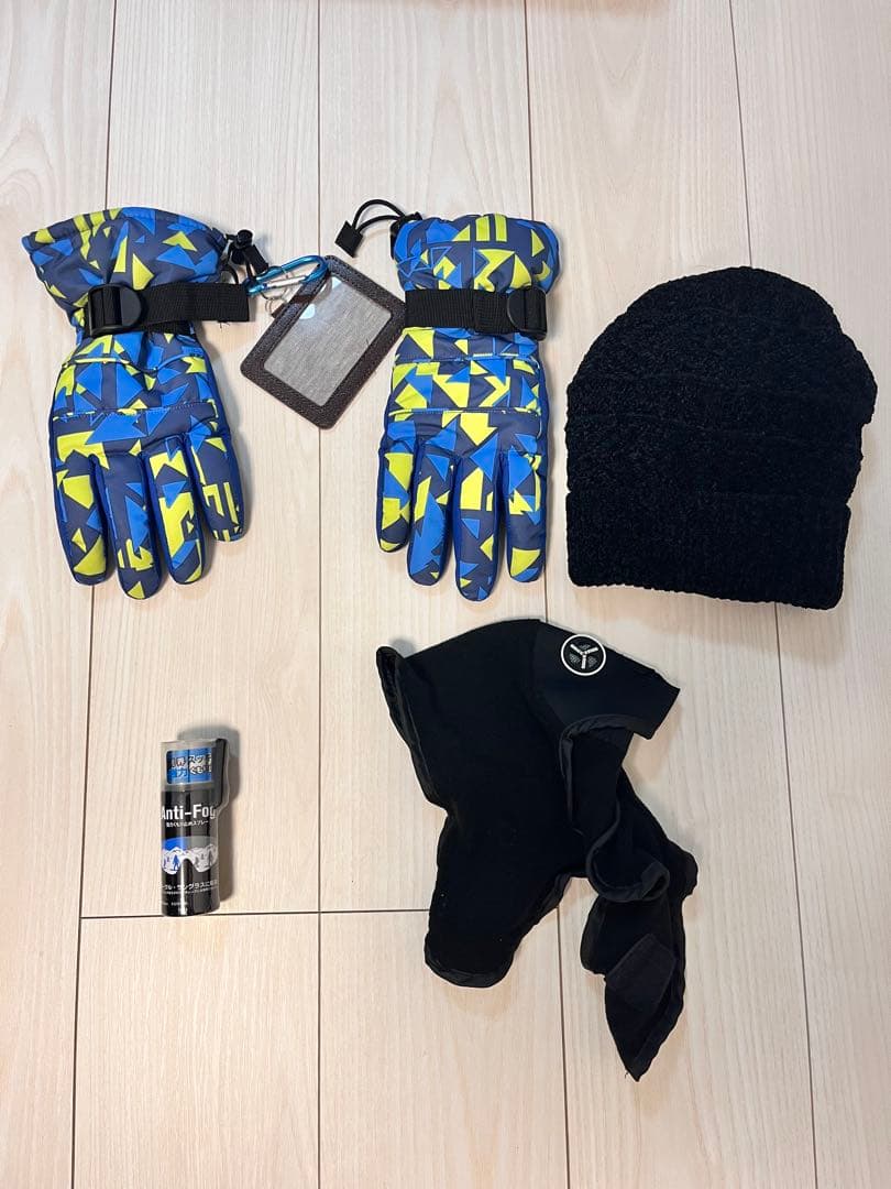 スノーボード　ウェア　つなぎ ブラック　PONTAPES Mサイズ　セット