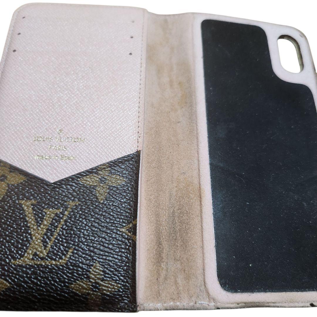 ルイヴィトン フォリオモノグラム 手帳型スマホケース ヴィヴィエンヌ