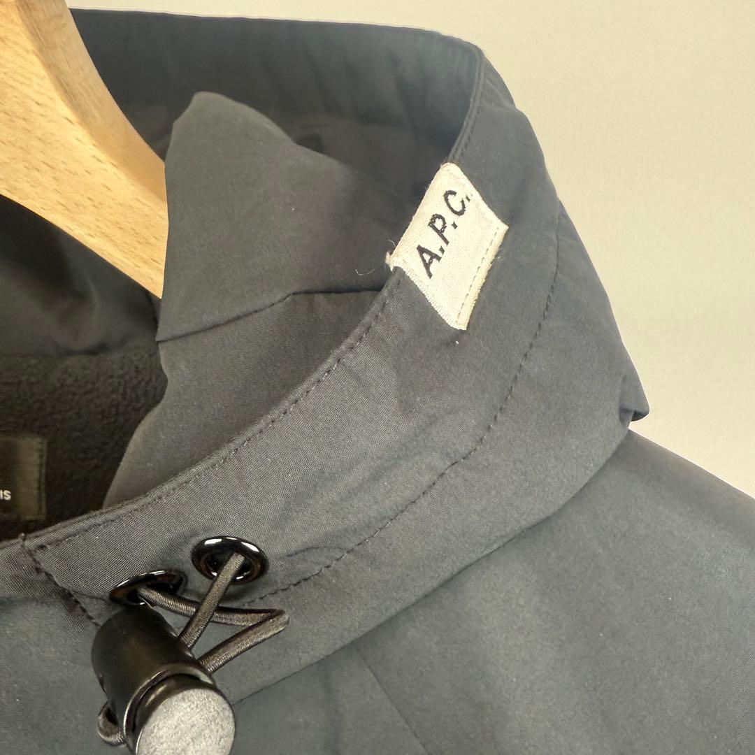 A.P.C. アーペーセー YOURI ブラック 黒 XS フード付きブルゾン