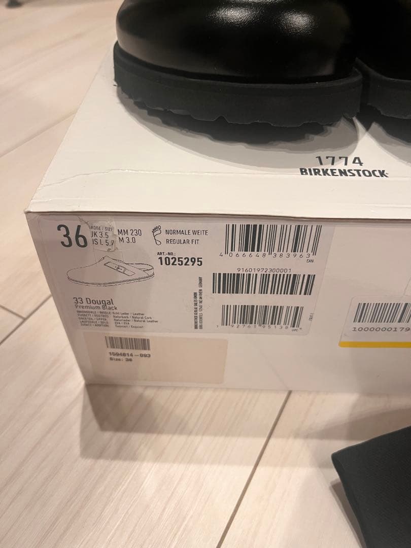 新品 ビルケンシュトック 1774 DOUGAL レザー サンダル サボ ザロウ