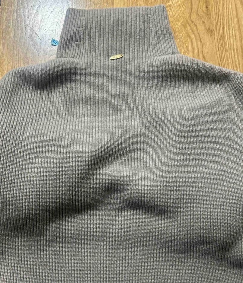 【美品】DEUXIEME CLASSE 畦編みタートルニット
