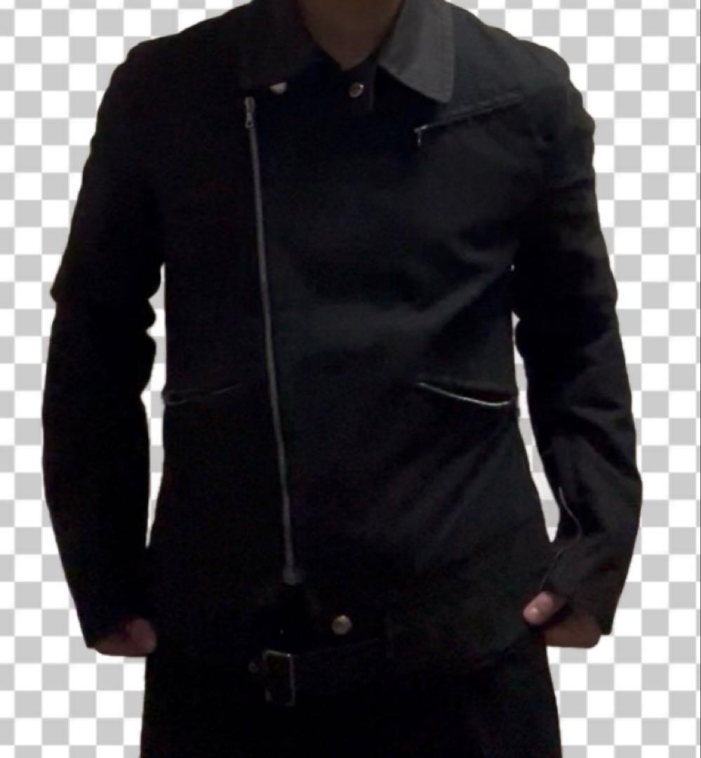 A.P.C. オイルドコットンライダースジャケット　イーストバイウエスト期