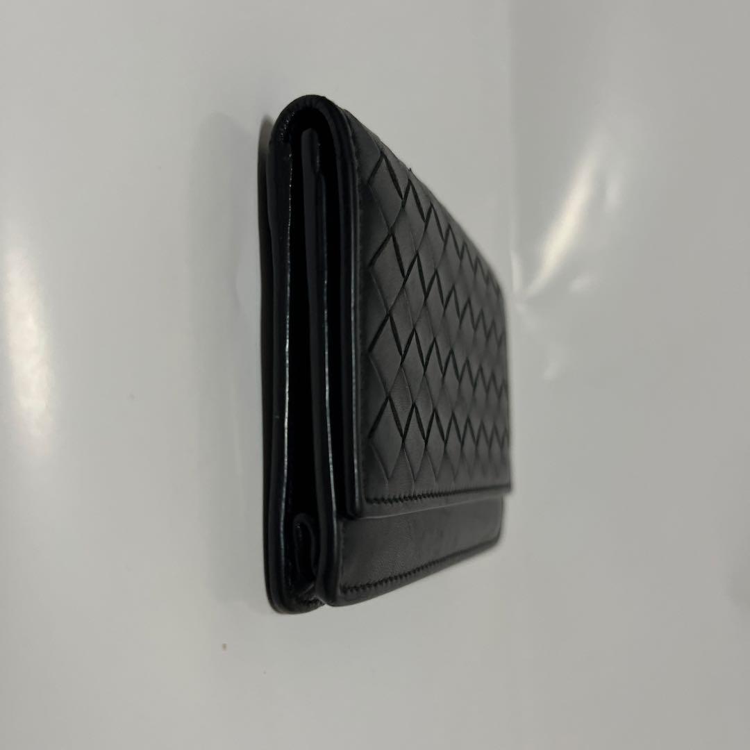 BOTTEGA VENETA ブラック レザー 名刺入れ