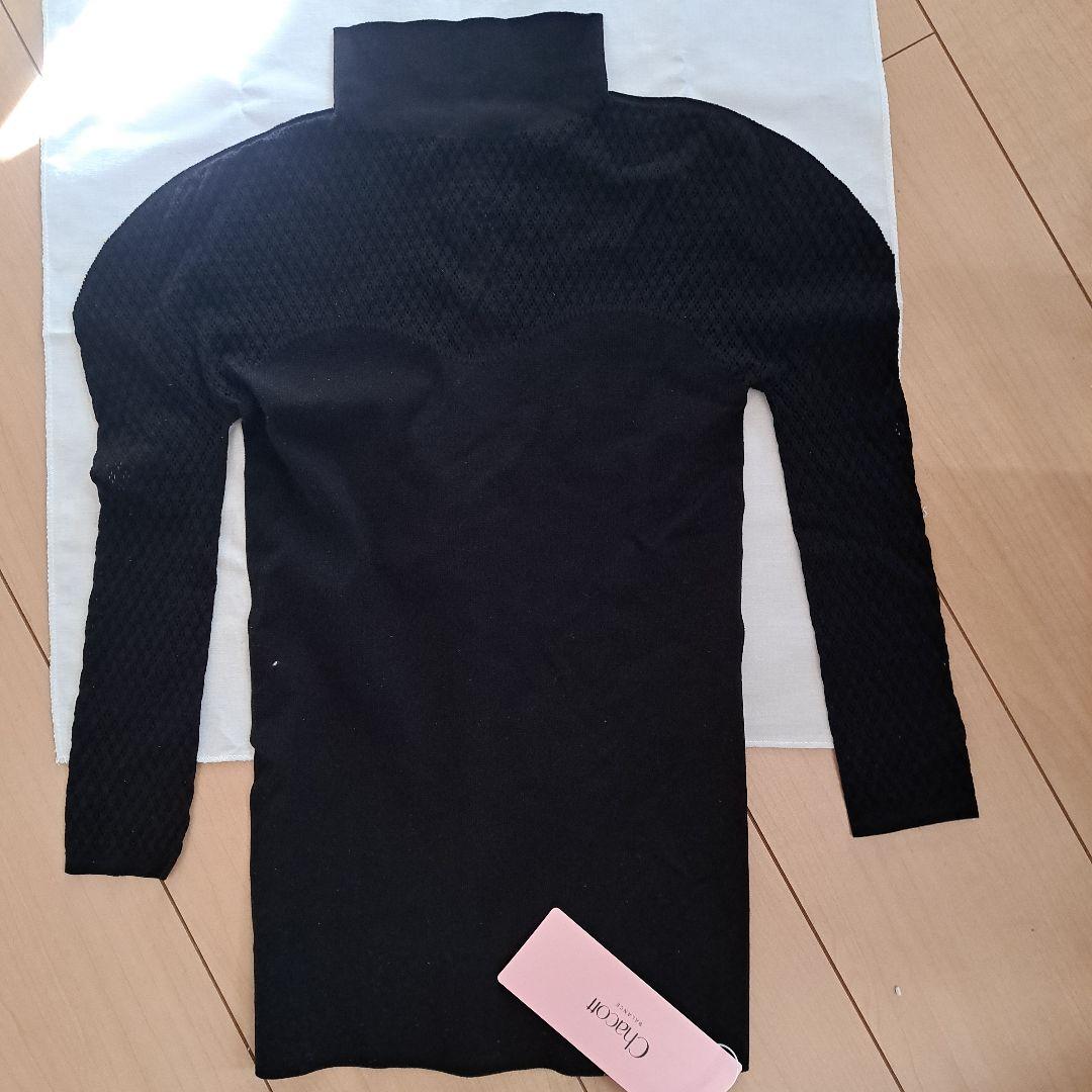 新品　チャコット バッグレースアップハイネックトップ