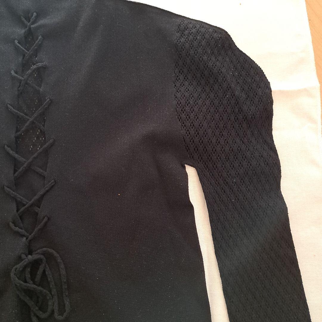 新品　チャコット バッグレースアップハイネックトップ