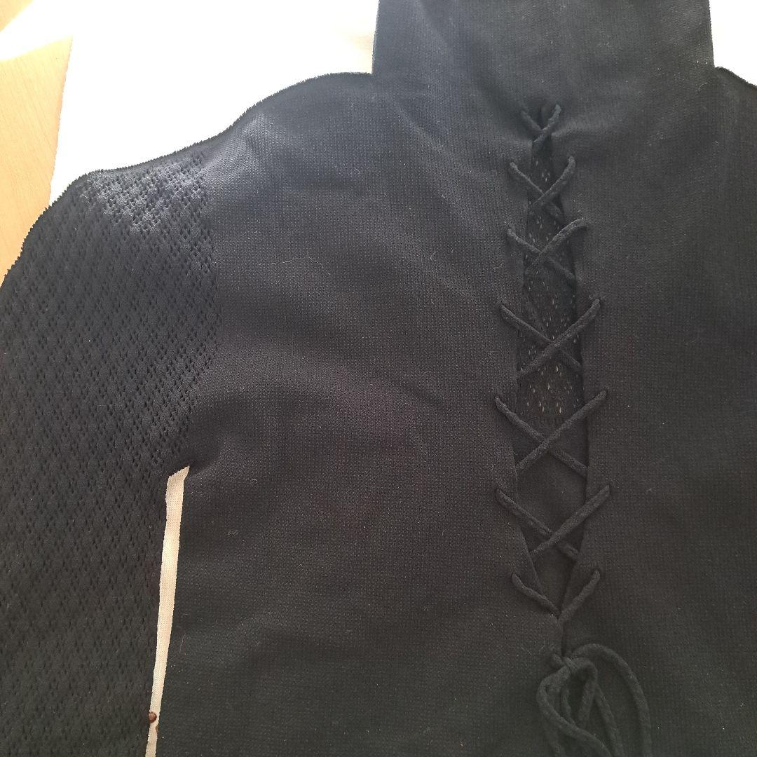 新品　チャコット バッグレースアップハイネックトップ