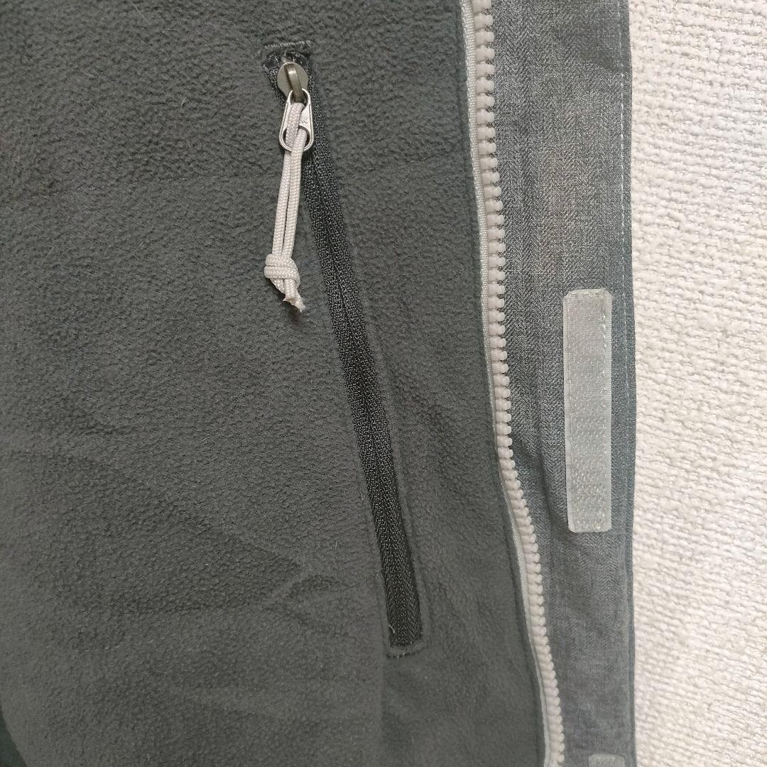 ノースフェイス　ハイベント メンズ　マウンテンパーカー　グレー　L 古着　刺繍